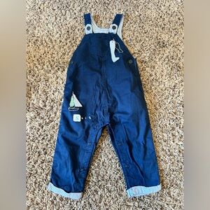 Nautical Theme Baby Overalls 12-18MO